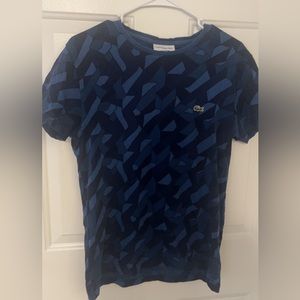 Lacoste worn twice blue small size